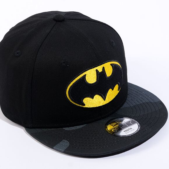 Dětská kšiltovka New Era 9FIFTY Kids DC Camo Batman Black