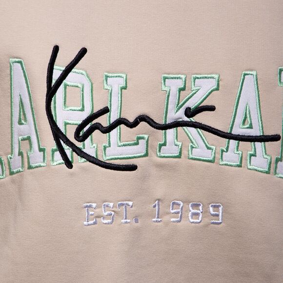 Bunda Karl Kani Og Fleece College Jacket off white/white