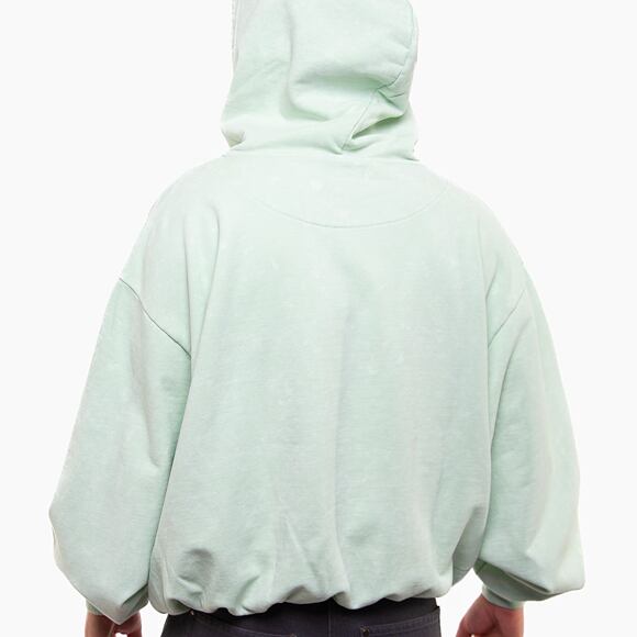 Mikina Karl Kani Small Signature OS Heavy Sweat Hoodie light mint