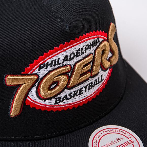 Kšiltovka Mitchell & Ness NBA Team Seal Trucker HWC 76Ers Black