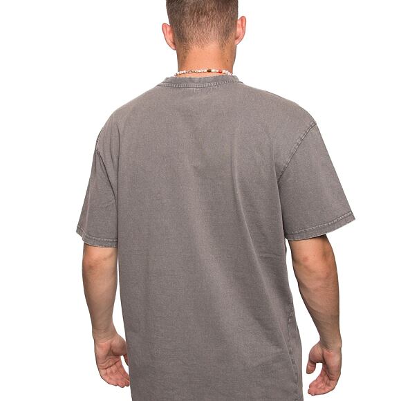 Triko Brandit Acid Washed Heavy Oversized Tee Darkkhaki