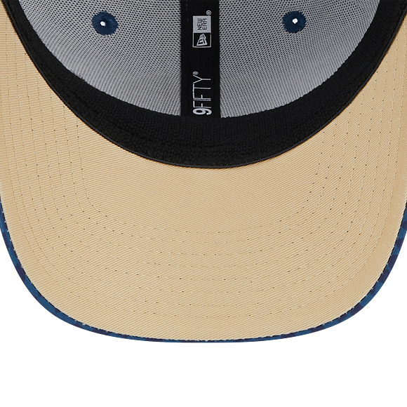 Kšiltovka New Era 9FIFTY Stretch-Snap All Over Print Checkered Chelsea FC Lion Crest Navy