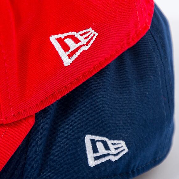 Kšiltovka New Era 39THIRTY NFL Comfort New England Patriots Oceanside Blue / Front Door Red