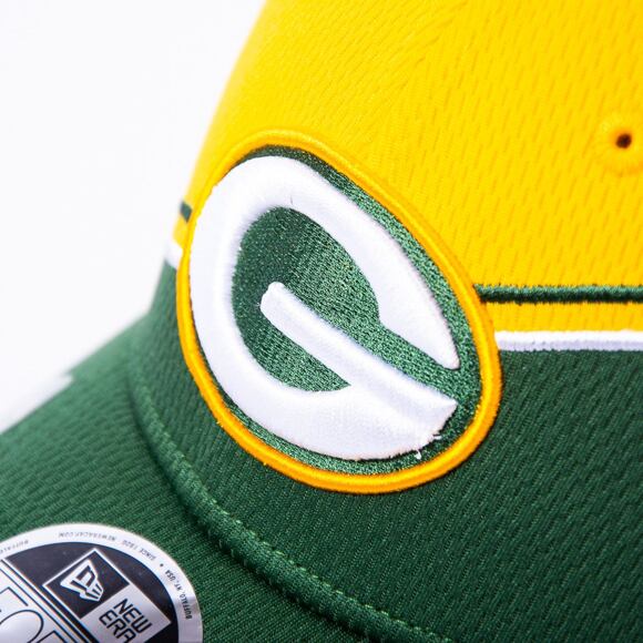 Kšiltovka New Era 9FORTY Stretch-Snap NFL Sideline 23 Green Bay Packers Team Colors