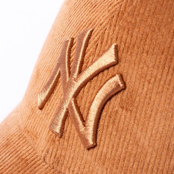 Kšiltovka New Era 9FORTY MLB Cord New York Yankees Toasted Peanut