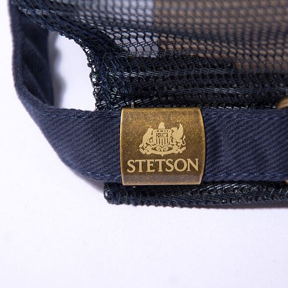 Kšiltovka Stetson Trucker Cap Vintage Brushed Twill Navy Blue