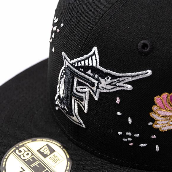 Kšiltovka New Era 59FIFTY "Cherry Blossom" Florida Marlins - Cooperstown