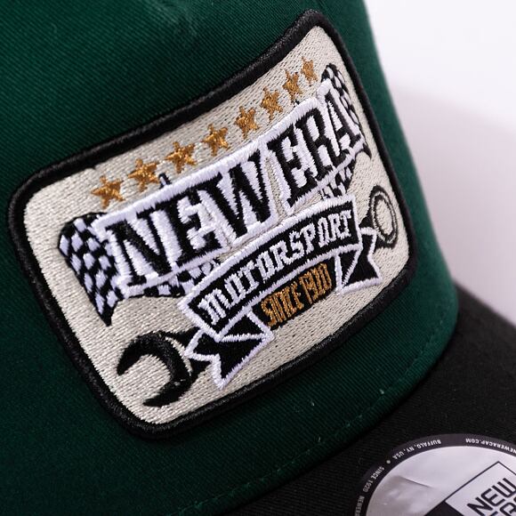 Kšiltovka New Era 9FORTY A-Frame Trucker Patch Dark Green