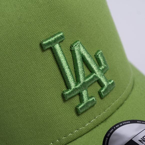 Kšiltovka New Era 9FORTY A-Frame Trucker MLB League Essential Los Angeles Dodgers Nephrite Green / W