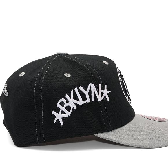 Kšiltovka Mitchell & Ness Overbite Pro Snapback Brooklyn Nets Black