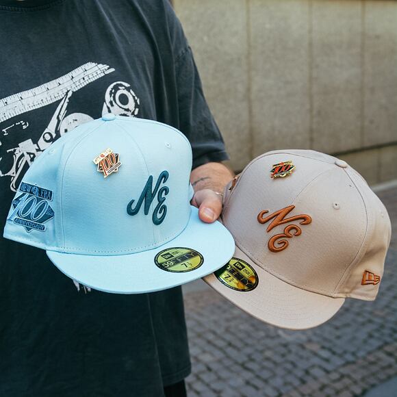 Kšiltovka New Era 59FIFTY Script - Pastel Blue