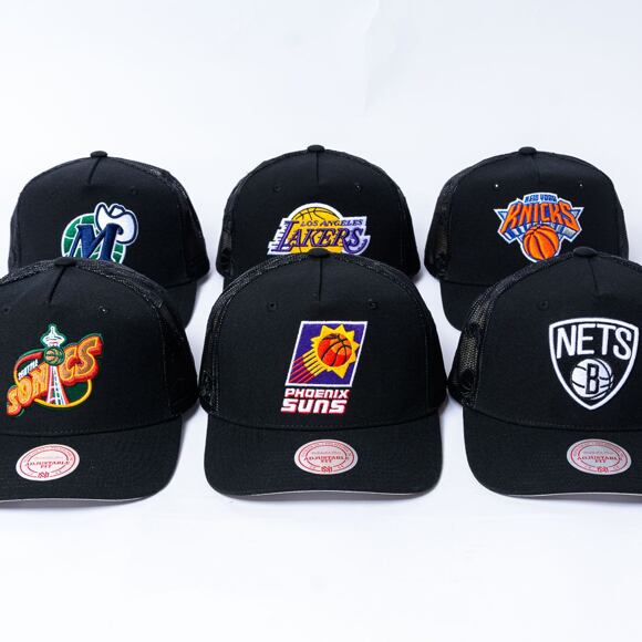 Kšiltovka NBA Monogram Trucker Hwc Seattle Supersonics Black