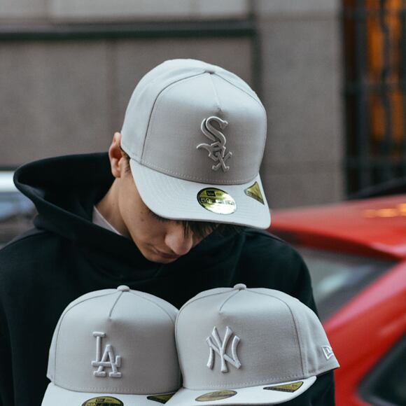 Kšiltovka New Era - MLB Color Pack 59FIFTY A-Frame - Chicago White Sox - Silver Grey
