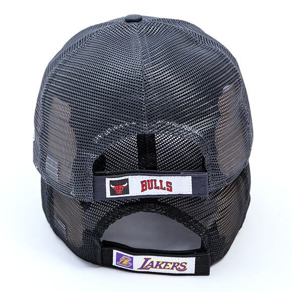 Kšiltovka New Era - NBA Homefield Trucker 9FORTY - LA Lakers - Black / Grey