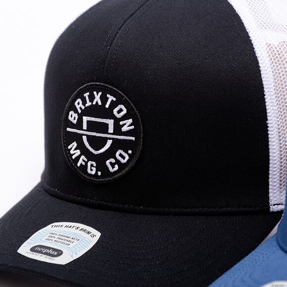 Kšiltovka Brixton - Crest Mp Mesh Cap - Black