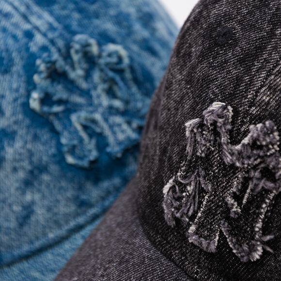 Dámská Kšiltovka New Era - MLB Wash & Distressed Denim 9TWENTY - NY Yankees - Black