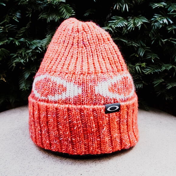 Kulich Oakley - W. Ellipse Ribbed Beanie - Hibiscus Red