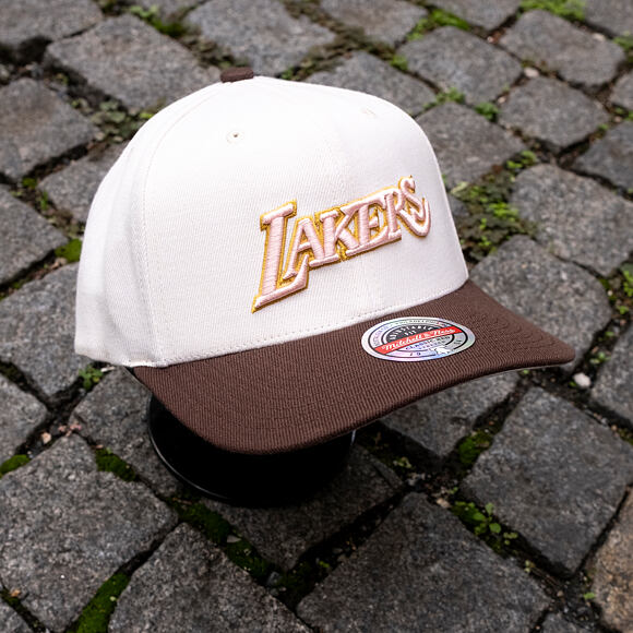 Kšiltovka Mitchell & Ness - Blush Sand Classic Red - Los Angeles Lakers - Sand/Brown
