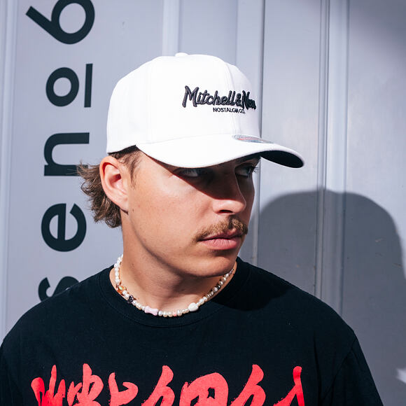 Kšiltovka Mitchell & Ness - Pinscript Classic Red - Own Brand - White/Black