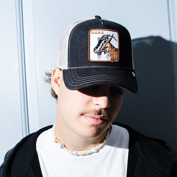 Kšiltovka Goorin - The Denim GOAT - Black/Stone