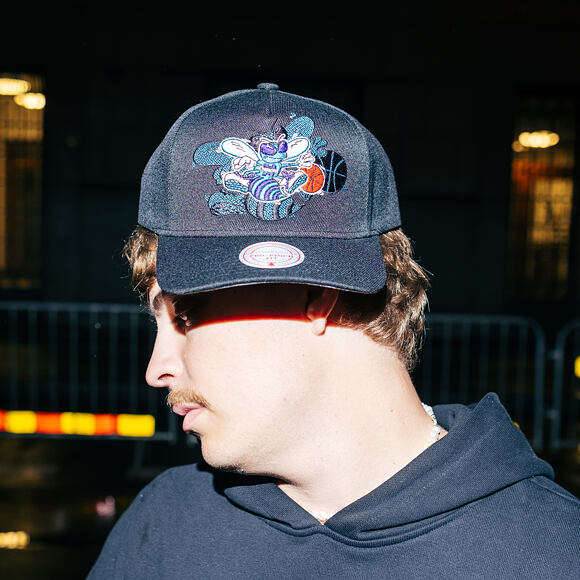 Kšiltovka Mitchell & Ness - NBA Tilted Pro Snapback Hwc - Charlotte Hornets - Black
