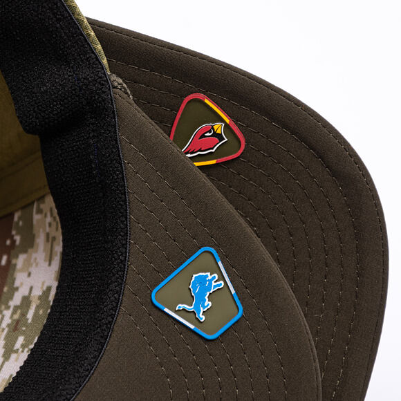 Kšiltovka New Era - NFL25 "Salute to Service" - 9SEVENTY Stretch-Snap - Arizona Cardinals