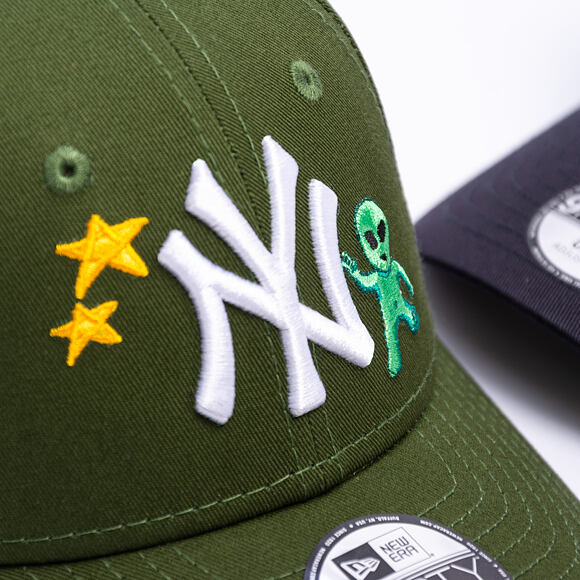 Dětská Kšiltovka New Era - MLB Kids Space Icon 9FORTY - NY Yankees - Rifle Green