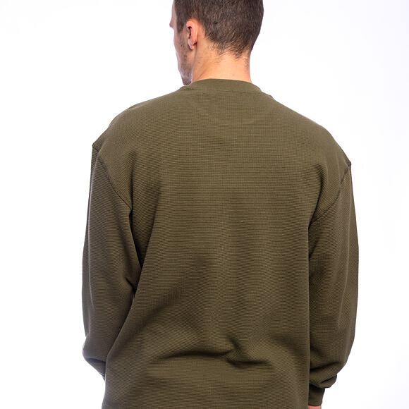 Triko S Dlouhým Rukávem Karl Kani - Signature Boxy Waffle Longsleeve - Green