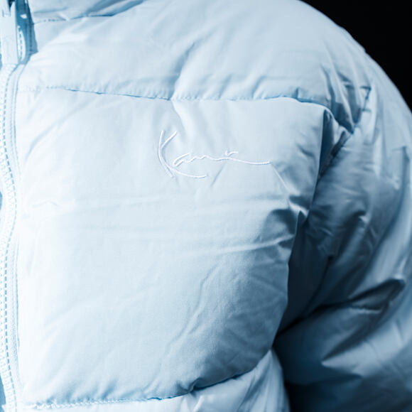 Péřová bunda Karl Kani - Small Signature Embossed Logo Puffer Jacket - Blue