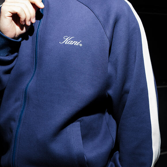 Mikina ,Karl Kani - Sidestripe Trackjacket - Blue