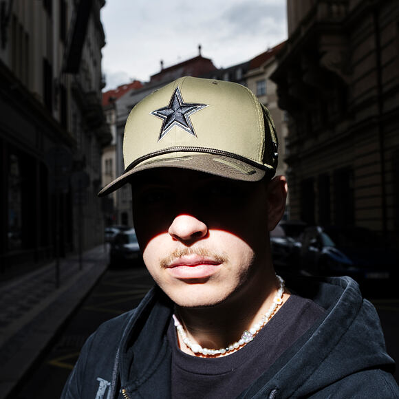 Kšiltovka New Era - NFL25 "Salute to Service" - 9SEVENTY Stretch-Snap - Dallas Cowboys