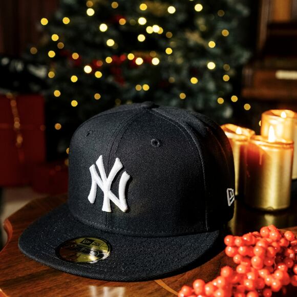 Kšiltovka New Era - MLB Basic 59FIFTY - NY Yankees - Black / White