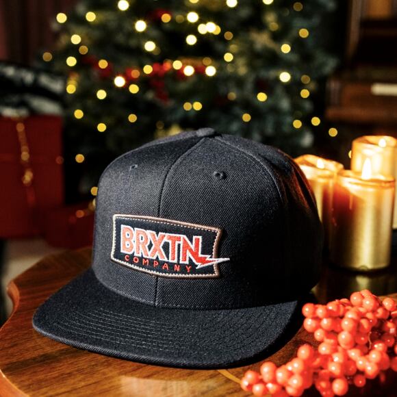 Kšiltovka Brixton - Lightning Mp Snpk - Black