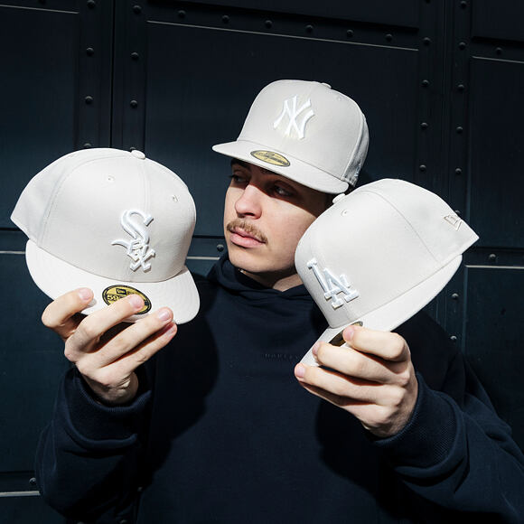 Kšiltovka New Era - MLB Seasonal 59FIFTY - LA Dodgers - Stone