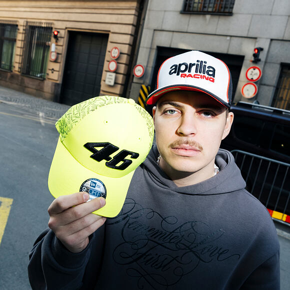 Kšiltovka New Era - Valentino Rossi VR46 All Over Print 9FORTY - VR46 - Yellow