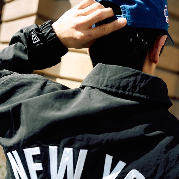 Bunda New Era - MLB Coaches Jacket - NY Mets - Black