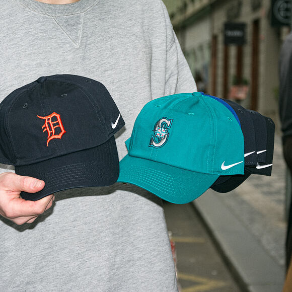 Kšiltovka Nike - Club Unstructured - Detroit Tigers - Pitch Blue 4FA