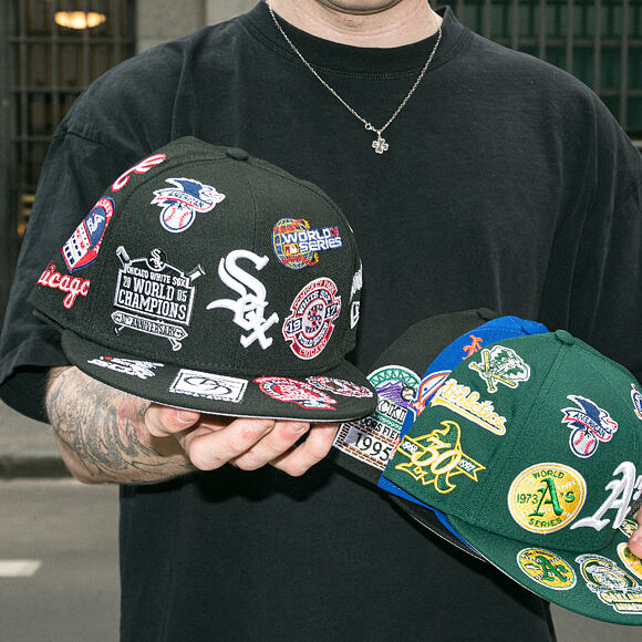 Kšiltovka New Era - MLB All Over Logo 59FIFTY - Chicago White Sox - Team Color