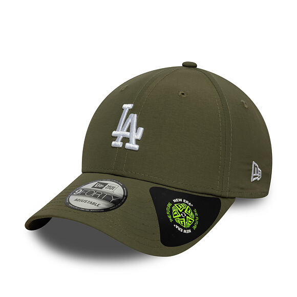Kšiltovka New Era - MLB Recycled Midi 9FORTY - LA Dodgers - New Olive / White