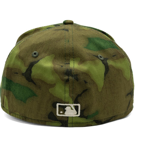 Kšiltovka New Era - MLB Ripstop Camo 59FORTY - NY Mets - Woodland Camo
