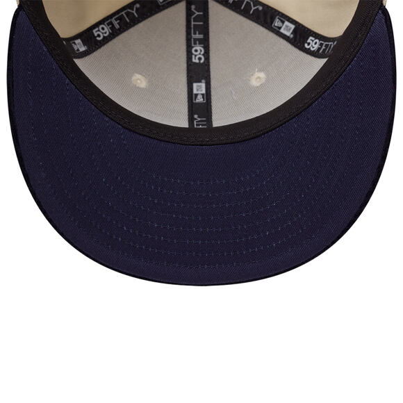 Kšiltovka New Era - Branded Patch Cord 59FIFTY - Cream / Navy