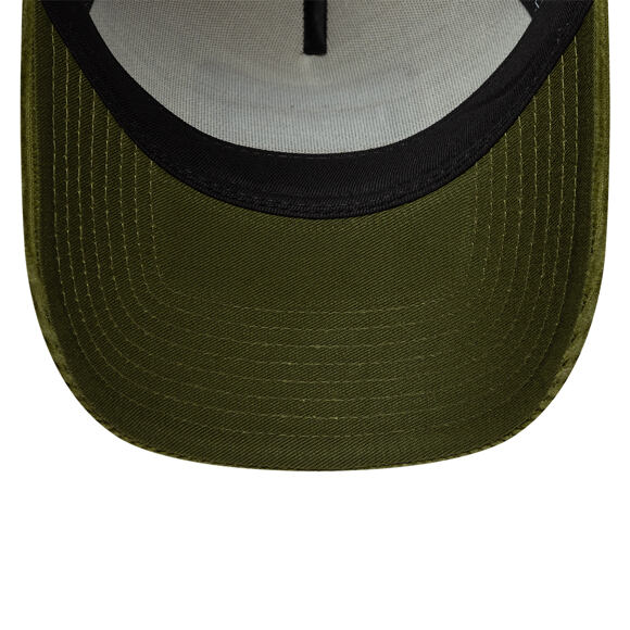 Kšiltovka New Era - Branded Patch Cord 9FORTY A-Frame Trucker - Cream / New Olive