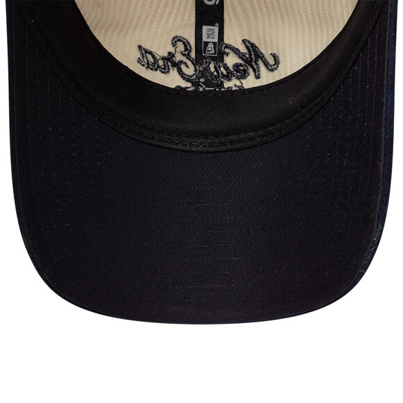 Kšiltovka New Era - Branded Cord Mix 9TWENTY - Cream / Navy