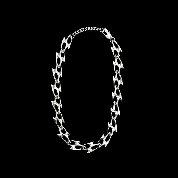 Řetízek Fainz - Ornament Choker - Silver