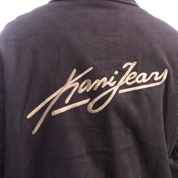 Bunda Karl Kani - Kani Jeans Corduroy Oversized College Jacket - Grey