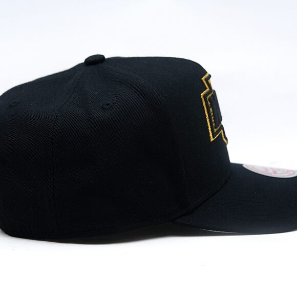 Kšiltovka Mitchell & Ness - NHL Black And Gold Pro Snapback - Los Angeles Kings - Black