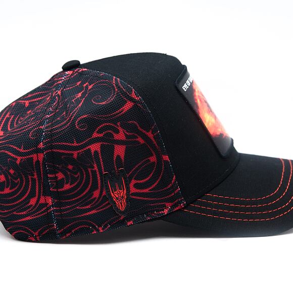 Kšiltovka Capslab - Lord of the Rings Trucker - Eye of Sauron - Black / Red