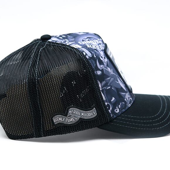 Kšiltovka Capslab - Looney Tunes Trucker - Bugs Bunny Toon Print - Navy / Black