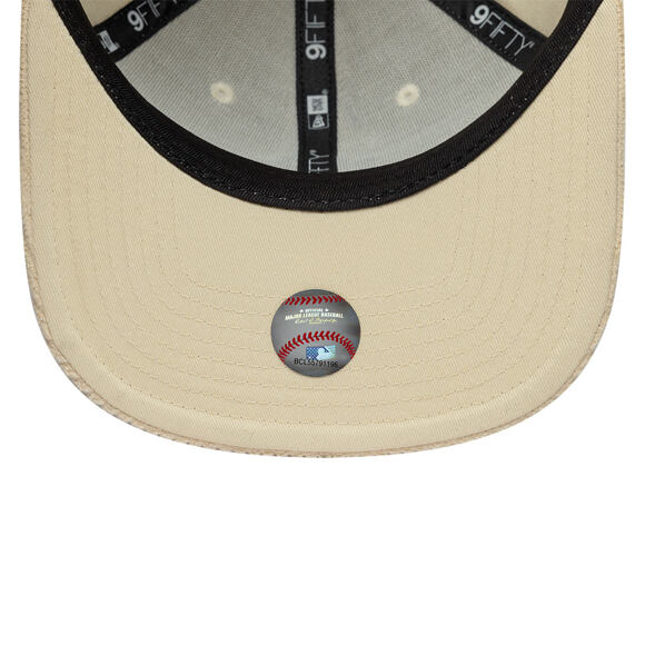 Kšiltovka New Era - MLB Cord Visor 9FIFTY Original Fit - NY Yankees - Cream