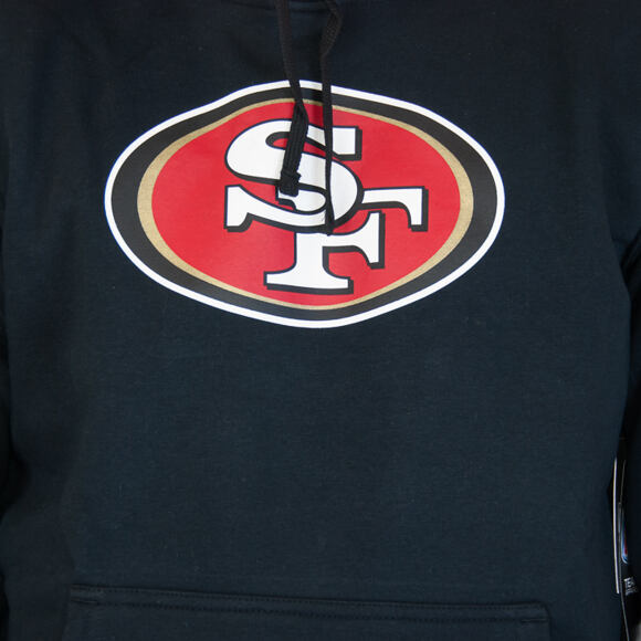 Mikina s kapucí New Era NFL Team Logo San Francisco 49ers Hoody Black